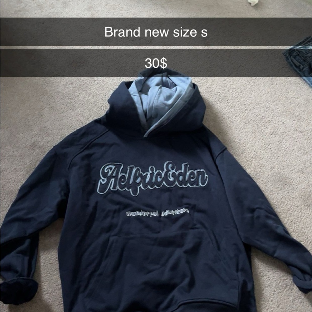 Helfric Eden Black Hoodie with Gray Hood